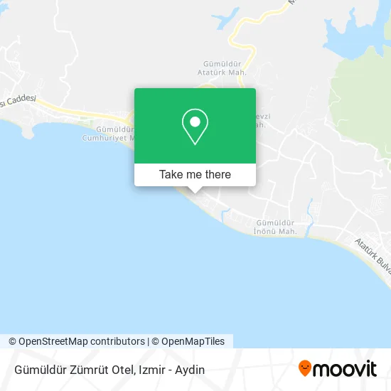 Gümüldür Zümrüt Otel map