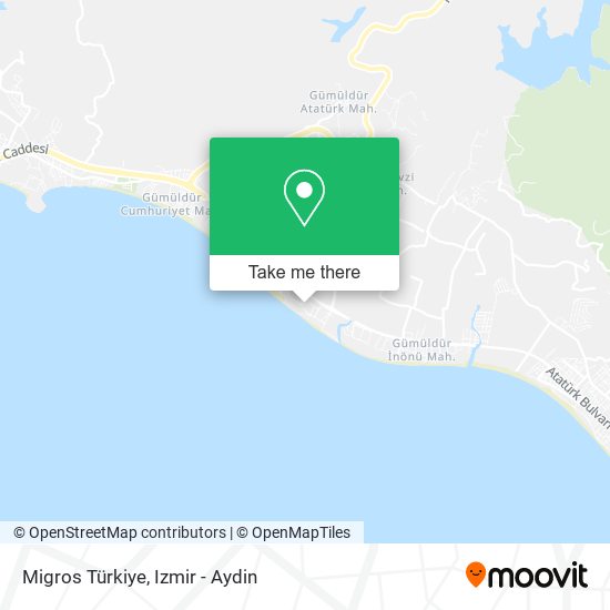 Migros Türkiye map