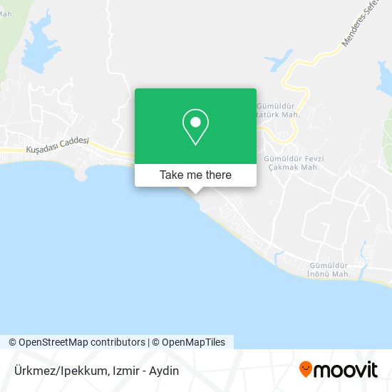 Ürkmez/Ipekkum map