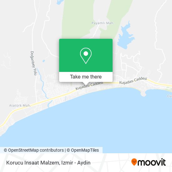 Korucu Insaat Malzem map