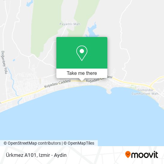 Ürkmez A101 map