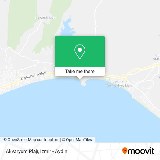 Akvaryum Plajı map