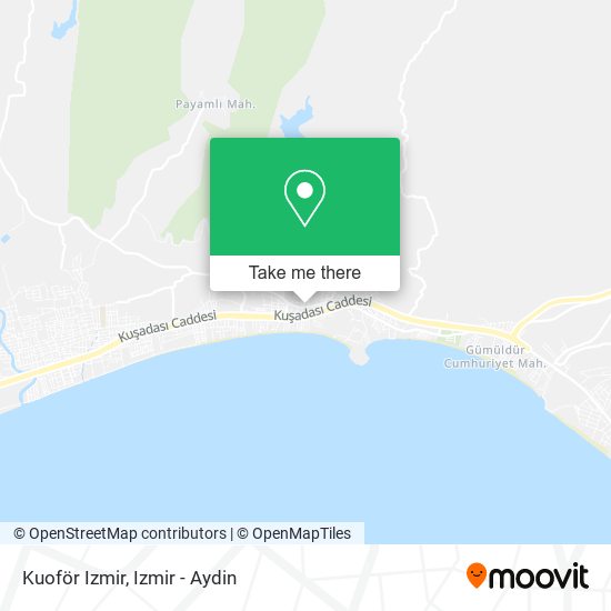 Kuoför Izmir map