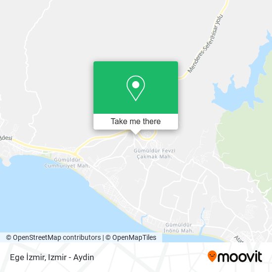 Ege İzmir map