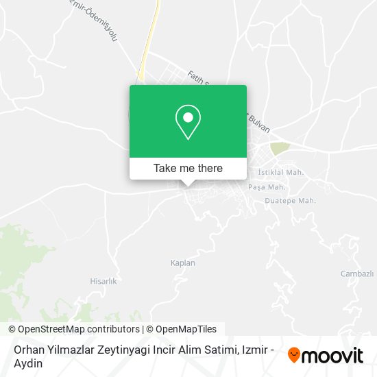 Orhan Yilmazlar Zeytinyagi Incir Alim Satimi map