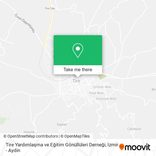 Tire Yardımlaşma ve Eğitim Gönüllüleri Derneği map