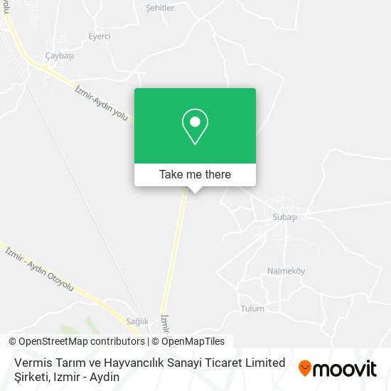 Vermis Tarım ve Hayvancılık Sanayi Ticaret Limited Şirketi map