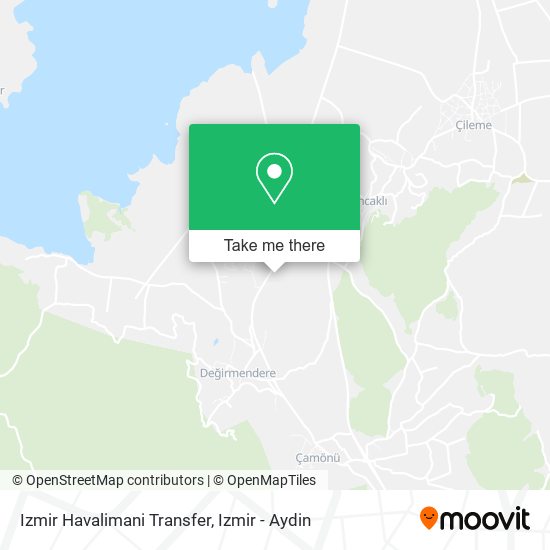 Izmir Havalimani Transfer map