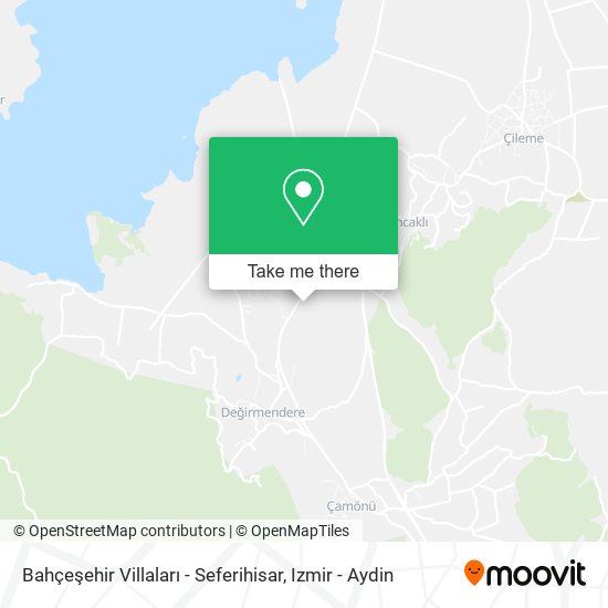 Bahçeşehir Villaları - Seferihisar map