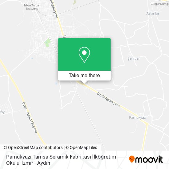 Pamukyazı Tamsa Seramik Fabrikası İlköğretim Okulu map