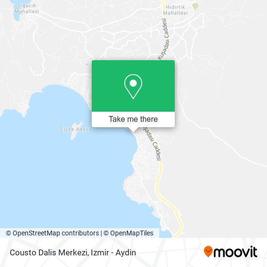 Cousto Dalis Merkezi map