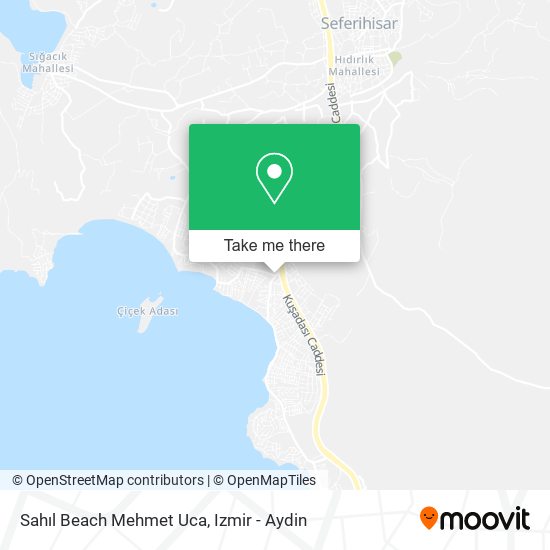 Sahıl Beach Mehmet Uca map