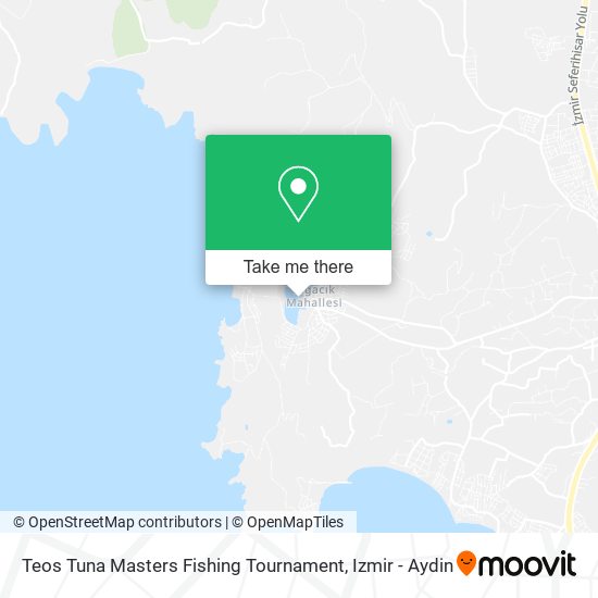 Teos Tuna Masters Fishing Tournament map