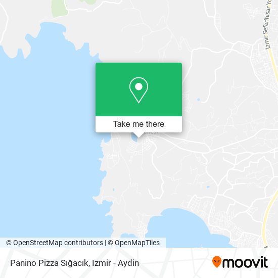 Panino Pizza Sığacık map