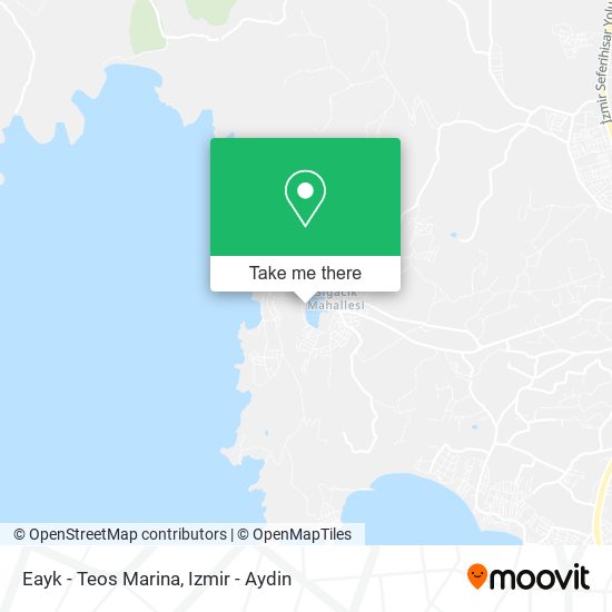 Eayk - Teos Marina map