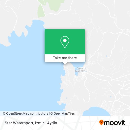 Star Watersport map