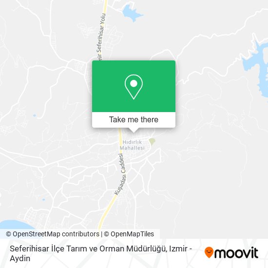 Seferihisar İlçe Tarım ve Orman Müdürlüğü map