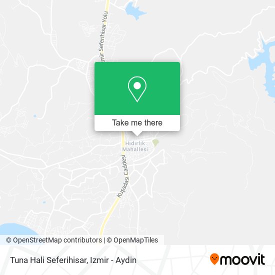Tuna Hali Seferihisar map