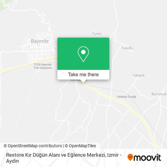 Restore Kır Düğün Alanı ve Eğlence Merkezi map