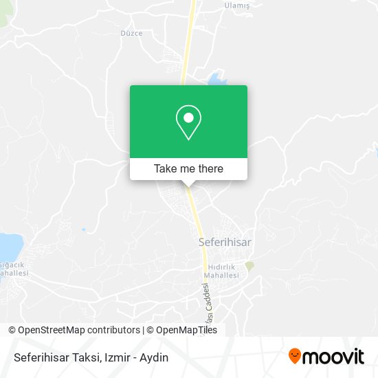 Seferihisar Taksi map
