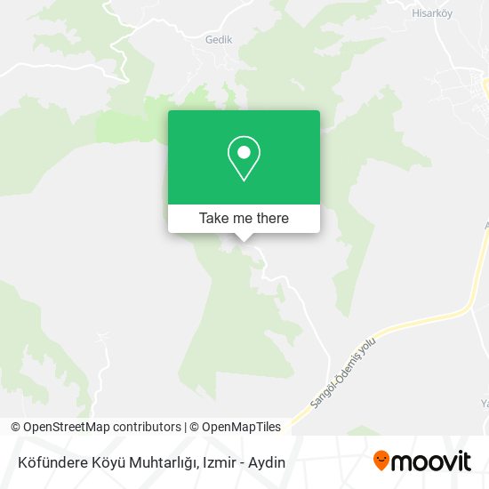 Köfündere Köyü Muhtarlığı map