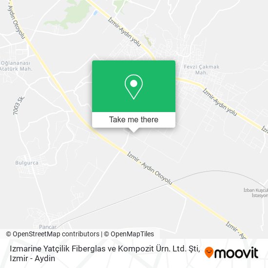Izmarine Yatçilik Fiberglas ve Kompozit Ürn. Ltd. Şti map
