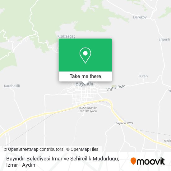 Bayındır Belediyesi İmar ve Şehircilik Müdürlüğü map