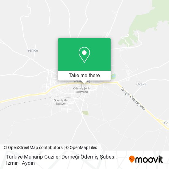 Türkiye Muharip Gaziler Derneği Ödemiş Şubesi map