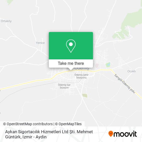Aykan Sigortacılık Hizmetleri Ltd Şti. Mehmet Güntürk map