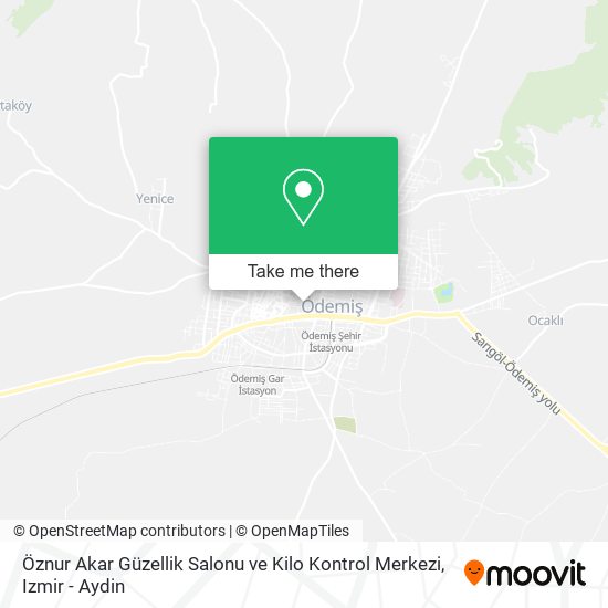Öznur Akar Güzellik Salonu ve Kilo Kontrol Merkezi map