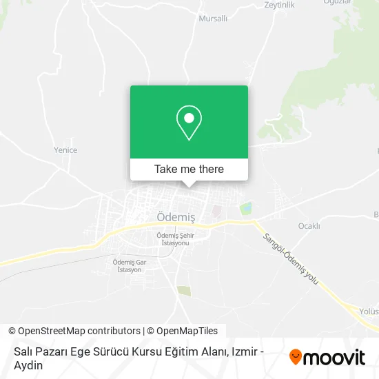 Salı Pazarı Ege Sürücü Kursu Eğitim Alanı map