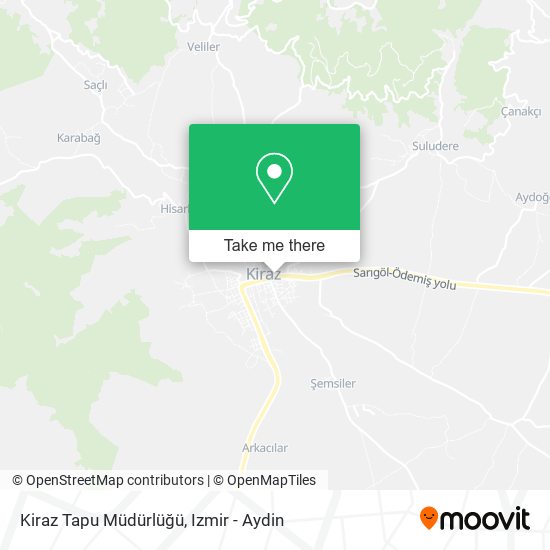 Kiraz Tapu Müdürlüğü map