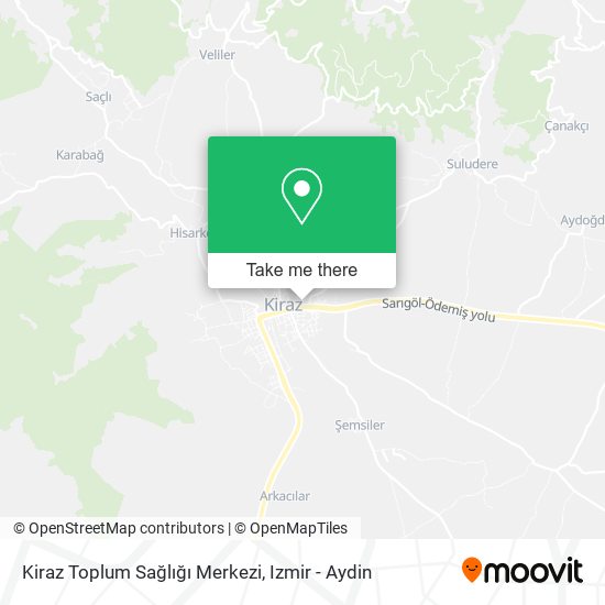 Kiraz Toplum Sağlığı Merkezi map