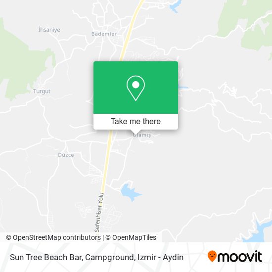 Sun Tree Beach Bar, Campground map