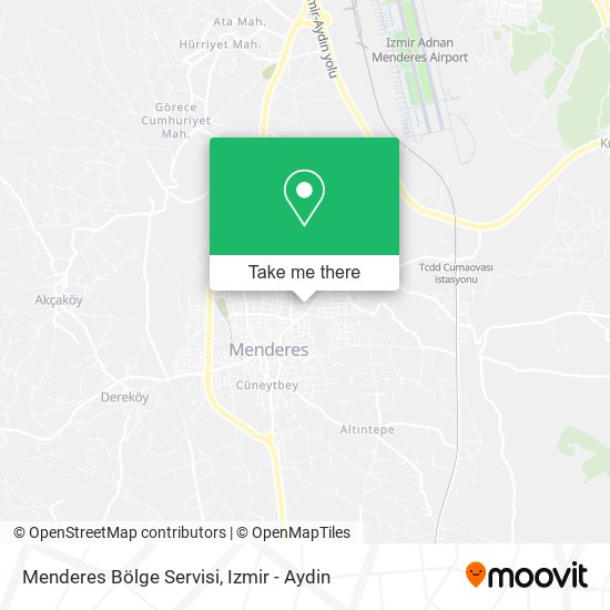 Menderes Bölge Servisi map
