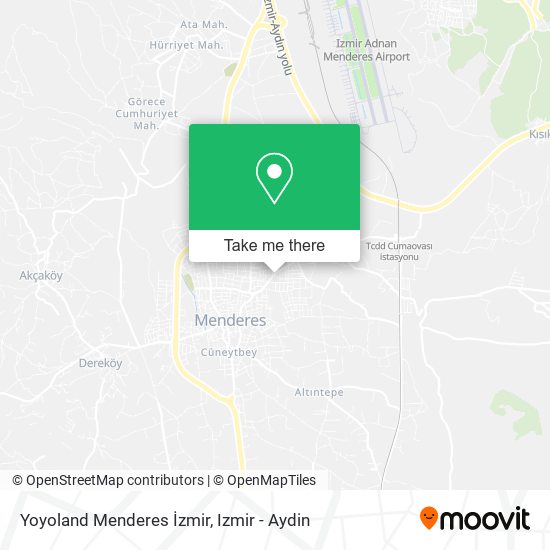 Yoyoland Menderes İzmir map