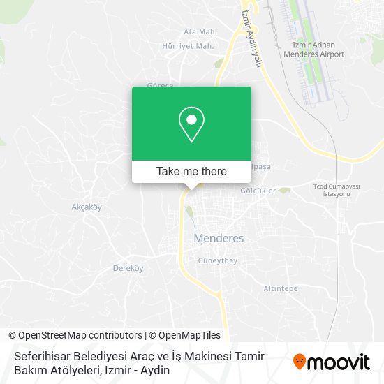 Seferihisar Belediyesi Araç ve İş Makinesi Tamir Bakım Atölyeleri map
