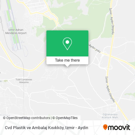 Cvd Plastik ve Ambalaj Kısıkköy map