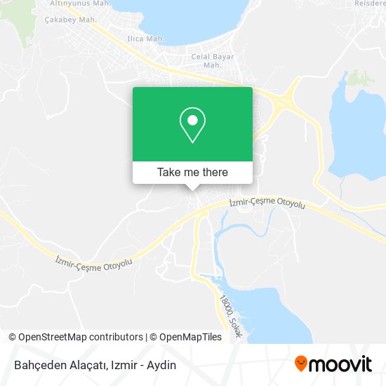 Bahçeden Alaçatı map