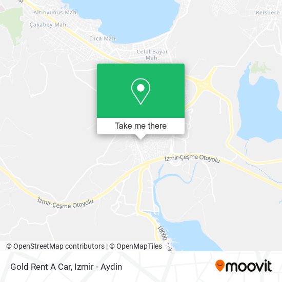 Gold Rent A Car map