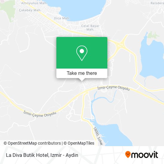 La Diva Butik Hotel map