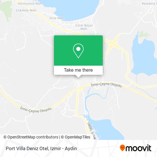 Port Villa Deniz Otel map