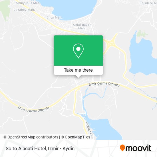 Solto Alacati Hotel map