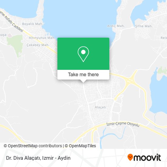 Dr. Diva Alaçatı map