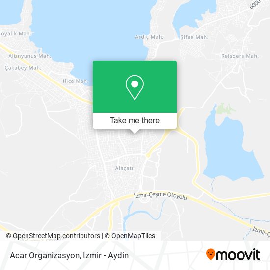 Acar Organizasyon map