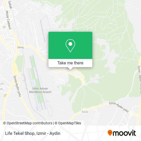 Life Tekel Shop map