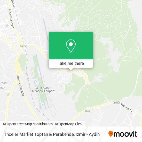 İnceler Market Toptan & Perakende map