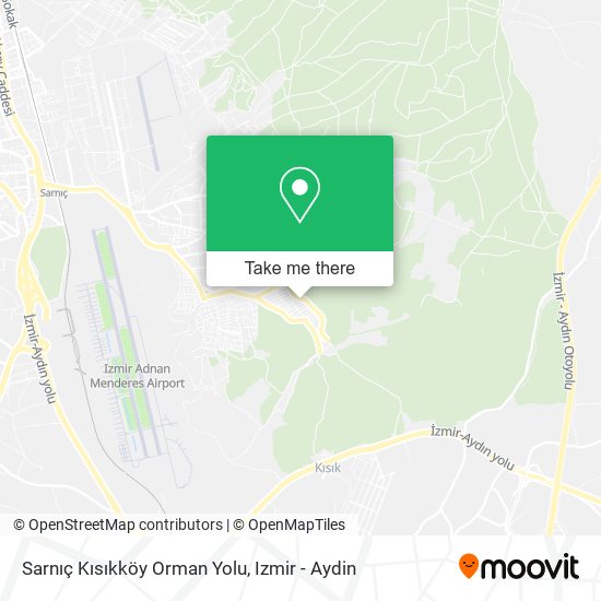 Sarnıç Kısıkköy Orman Yolu map