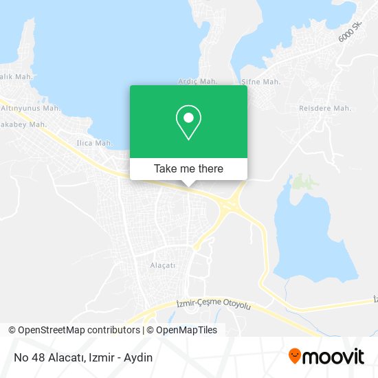 No 48 Alacatı map