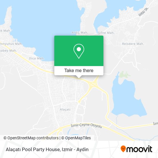 Alaçatı Pool Party House map